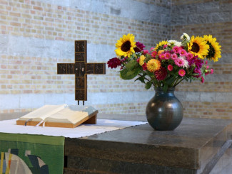 Blumen Altar
