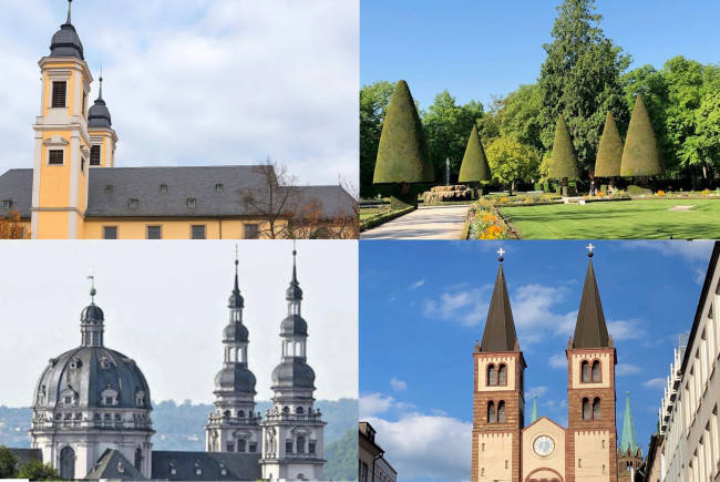 St. Stephan - Hofgarten der Residenz - Stift Haug - Dom